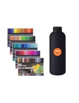 120 Plumones Doble Punta + Termo Güish Gratis