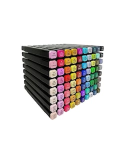 Foto 2 | Foto 2 | Marcadores Doble Punta Plumones Puntal De Pincel 80 Colores