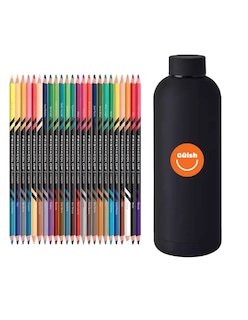Foto 1 | Foto 1 | Lápices De Colores 24 Doble Punta + Gratis Termo Güish De Regalo