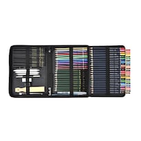Set De Arte Profesional 145 Lápices Colores Dibujo Kit Lab.g Multicolor