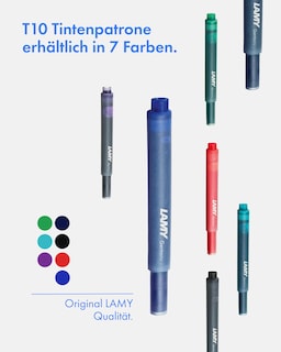 Foto 5 | Foto 5 | Cartuchos De Tinta Lamy T10 Blue De 5 Ml (1 Paquete Con 5 Cartuchos) - Venta Internacional.