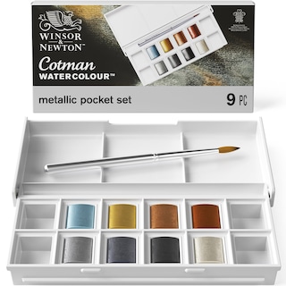 Foto 1 | Foto 1 | Set de Pintura Acuarela Winsor & Newton Cotman 8 Half Pan - Venta Internacional