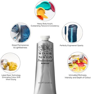 Foto 5 | Foto 5 | Set De 12 Tubos De Pintura Acrílica Winsor & Newton Artists', 20 Ml - Venta Internacional.