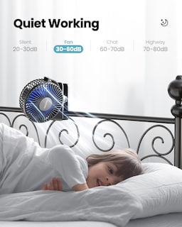 Foto 5 | Foto 5 | Ventilador con Clip Gaiatop Portátil Recargable - Venta Internacional