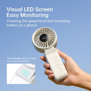 Foto 5 | Foto 5 | Ventilador Portátil Jisulife Life7 con Pantalla Led de 3600 mAh - Venta Internacional