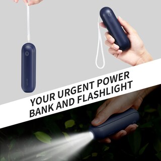 Foto 7 | Foto 7 | Ventilador de Mano Jisulife Portátil Recargable con Banco de Energía - Venta Internacional