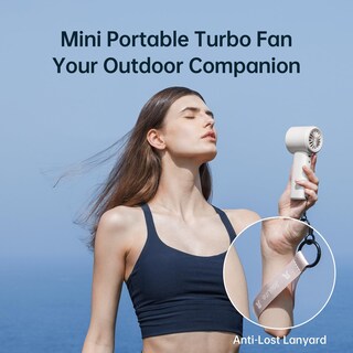 Foto 6 | Foto 6 | Ventilador Portátil Jisulife Blanco - Venta Internacional