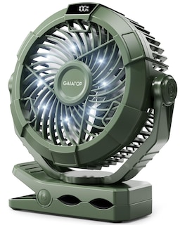 Foto 1 | Foto 1 | Ventilador de Camping Gaiatop 4000 mAh con Luz Recargable y 3 Velocidades
