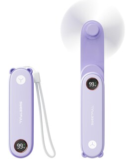 Foto 1 | Foto 1 | Miniventilador Portátil Sweetfull Con Pantalla Led Y Linterna - Venta Internacional.