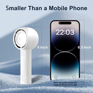 Foto 4 | Foto 4 | Ventilador De Mano Jisulife Fa42 Super-mini Bladeless 4500 Mah Blanco - Venta Internacional.