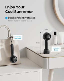 Foto 2 | Foto 2 | Ventilador Portátil Gaiatop Negro-Venta Internacional
