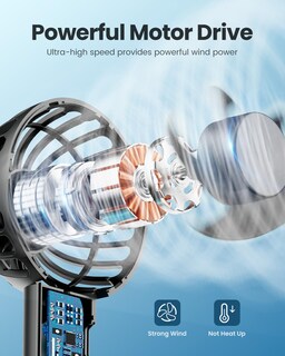 Foto 3 | Foto 3 | Ventilador Portátil Gaiatop Negro-Venta Internacional