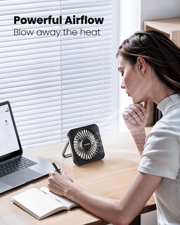 Foto 3 | Foto 3 | Ventilador de Escritorio Gaiatop Usb de 5 Pulgadas 3 Velocidades Inclinación 180° Plegable - Venta Internacional