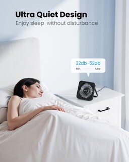 Foto 6 | Foto 6 | Ventilador de Escritorio Gaiatop Usb de 5 Pulgadas 3 Velocidades Inclinación 180° Plegable - Venta Internacional