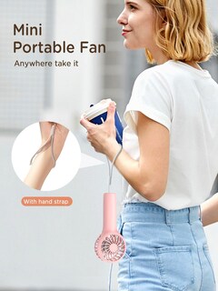 Foto 7 | Foto 7 | Ventilador Portátil Easyacc Rosa-Venta Internacional