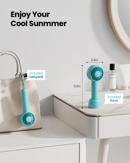 Foto 2 | Foto 2 | Ventilador Portátil Gaiatop Bp26 De 3 Velocidades Recargable Por Usb - Venta Internacional