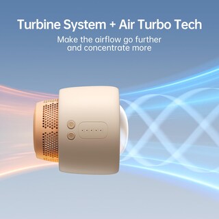 Foto 2 | Foto 2 | Ventilador Para Cochecito Jisulife Con Turbina Sin Aspas Y Purificador De Aire, Color Marrón - Venta Internacional.