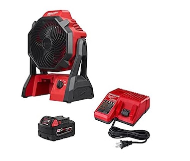 Foto 1 | Foto 1 | Ventilador Jobsite Milwaukee 0886-20p M18 Inalámbrico Con Batería De 5 Ah - Venta Internacional.