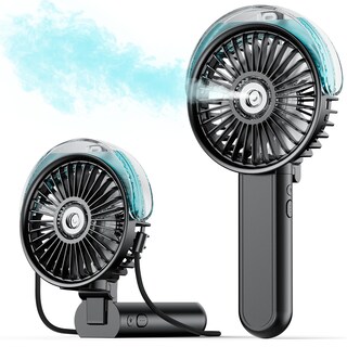Foto 1 | Foto 1 | Ventilador Nebulizador Portátil Sweetfull Plegable 180° con Tanque de Agua 30 Ml - Venta Internacional