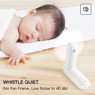 Foto 6 | Foto 6 | Ventilador Portátil Jisulife Blanco-Venta Internacional