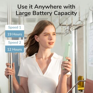 Foto 4 | Foto 4 | Miniventilador Portátil Jisulife 3 En 1 Con Banco De Energía Y Linterna - Venta Internacional.