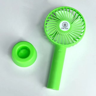 Foto 1 | Foto 1 | Mini Ventilador De Mano Portátil Recargable 3 Velocidades Con Base Y Mano Color Verde