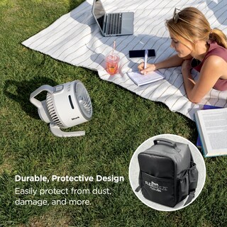 Foto 2 | Foto 2 | Ventilador Portátil Shark Flexbreeze Hydrogo Con Bolsa De Viaje, Color Blanco - Venta Internacional.
