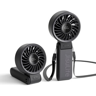 Foto 1 | Foto 1 | Ventilador Portátil Jisulife Life7 2024 Con Pantalla Led 5000 Mah Negro - Venta Internacional.