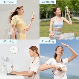Foto 6 | Foto 6 | Ventilador Portátil Portátil Jisulife Turbo Con Tiempo De Enfriamiento De 16 H - Venta Internacional.