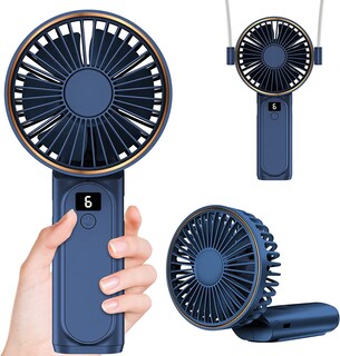 Foto 1 | Foto 1 | Ventilador Portátil Peiyuu De 4000 Mah, Recargable, 6 Velocidades - Venta Internacional.