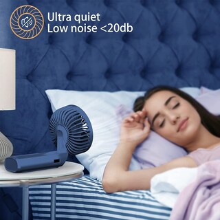 Foto 6 | Foto 6 | Ventilador Portátil Peiyuu De 4000 Mah, Recargable, 6 Velocidades - Venta Internacional.