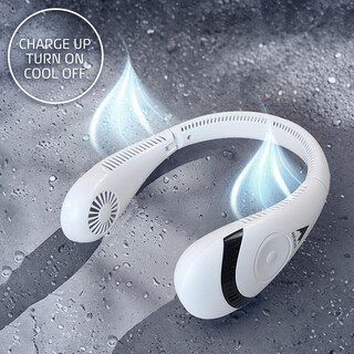 Foto 3 | Foto 3 | Ventilador De Cuello Portátil Alphacool, Diseño Sin Aspas, Batería De 18 H - Venta Internacional.