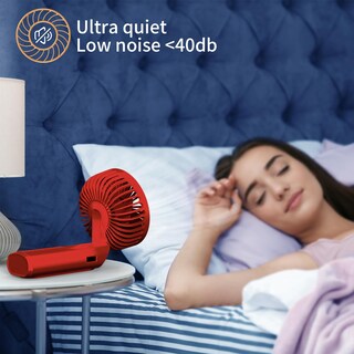 Foto 6 | Foto 6 | Ventilador Portátil Peiyuu De 4000 Mah, Recargable Por Usb - Venta Internacional.