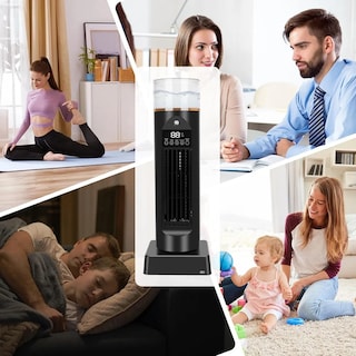 Foto 3 | Foto 3 | Ventilador Sin Aspas 6 Velocidades Humidificador Eo Safe Imports Esi-19914 Negro