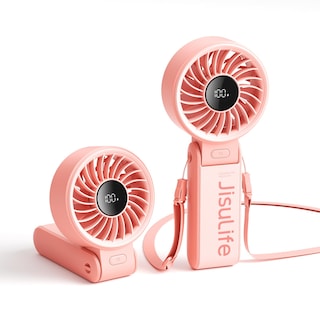 Foto 1 | Foto 1 | Ventilador Portátil Jisulife Life7 Motor De Alta Potencia 5000 Mah Rosa - Venta Internacional.