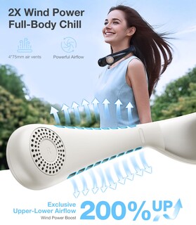 Foto 4 | Foto 4 | Ventilador De Cuello Torras Coolify Air 2025 Mejorado Recargable Color Marfil - Venta Internacional.