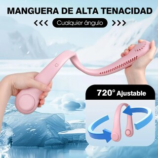 Foto 3 | Foto 3 | Xtellar Ventilador Portátil Sin Aspas De Cuello Recargable Y Ajustable Ideal Para Actividades Al Aire Libre