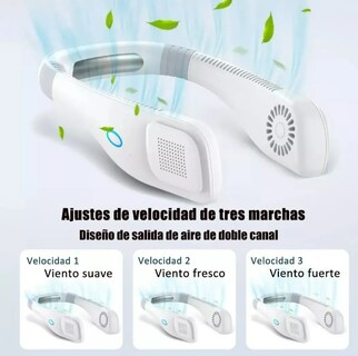 Foto 3 | Foto 3 | Xtellar Ventilador De Cuello Portátil - Potencia De 2000mah 3 Modos Usb