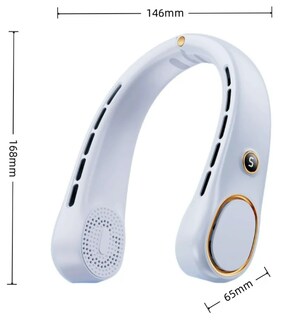 Foto 4 | Foto 4 | Xtellar Ventilador De Cuello Portátil Recargable Usb 5 Velocidades Ligero Y Sin Aspas