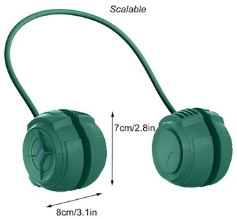 Foto 2 | Foto 2 | Ventilador Portátil De Cuello Xtellar 360° Recargable  Ajustable Y Con Potente Viento