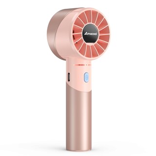 Foto 1 | Foto 1 | Turboventilador Portátil Amacool Batería De 17 Horas Color Rosa - Venta Internacional.