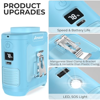 Foto 7 | Foto 7 | Ventilador De Cintura Amacool Portátil Con Clip 10000 Mah Recargable - Venta Internacional.