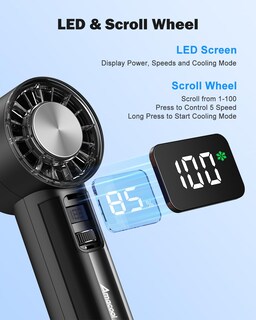 Foto 6 | Foto 6 | Ventilador Portátil Amacool Recargable Con Enfriador De Hielo De 18 Horas - Venta Internacional.