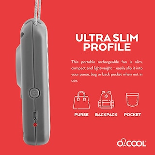 Foto 4 | Foto 4 | Ventilador De Cuello O2cool Personal Travel Recargable Paquete De 2 - Venta Internacional.