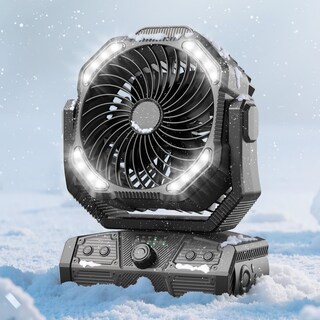 Foto 1 | Foto 1 | Ventilador Portátil Recargable Koonie De 8 Pulgadas Con 27 Horas De Trabajo - Venta Internacional.