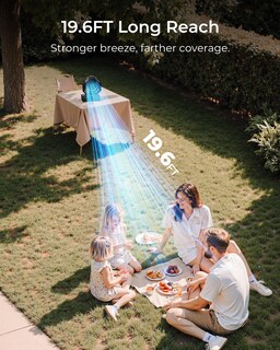 Foto 4 | Foto 4 | Ventilador Portátil Recargable Koonie De 8 Pulgadas Con 27 Horas De Trabajo - Venta Internacional.