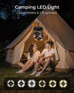 Foto 7 | Foto 7 | Ventilador Portátil Recargable Koonie De 8 Pulgadas Con 27 Horas De Trabajo - Venta Internacional.