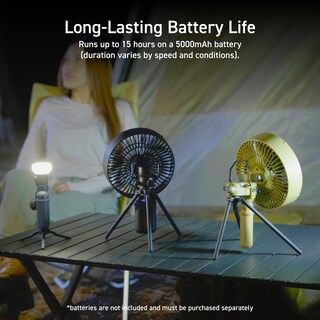 Foto 7 | Foto 7 | Ventilador Portátil Para Acampar Al Aire Libre Nestout Con Trípode Y Temporizador - Venta Internacional.