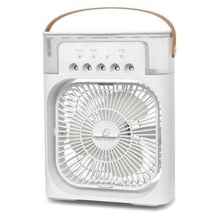 Foto 1 | Foto 1 | Ventilador de Aire Acondicionado Portátil con Tanque de Agua Usb con Luz Led