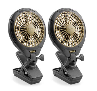 Foto 1 | Foto 1 | Ventilador De Refrigeración O2cool Treva Con Clip Alimentado Por Batería De 5 Pulgadas, Paquete De 2 - Venta Internacional.